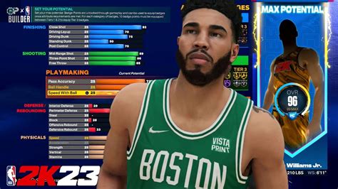 Jayson Tatum Build NBA 2K23 Next Gen PS5 YouTube