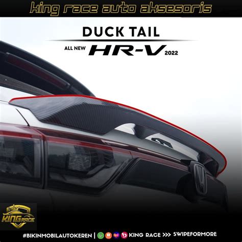 Jual Duck Tail Mobil All New Hrv 2022 2024 Model Mugen Otoproject