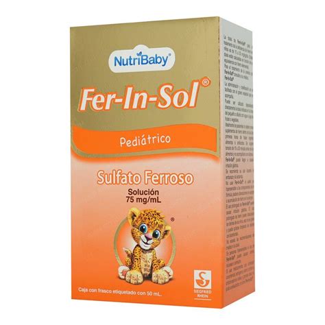 Vitaminas Fer In Sol Pediatrico Gotas Ml Mercadolibre