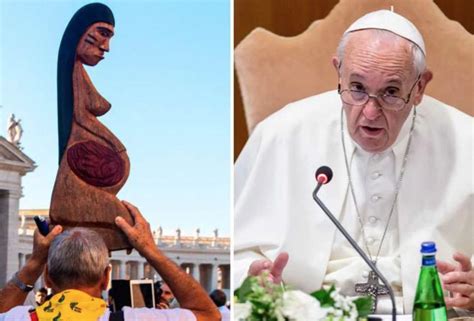 Le Statue Dello Scandalo In Vaticano Le Accuse Dei Tradizionalisti E