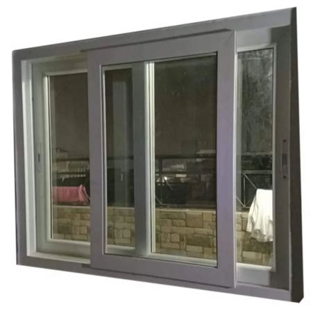 10mm Upvc Two Track Sliding Window 3x5 Feet At Rs 400sq Ft In Secunderabad Id 25081457433