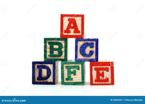 Blocs D Alphabet Image Image 4665047