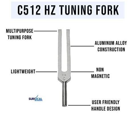 SurgicalOnline AMT 512 Hz Medical Grade Tuning Fork Instrument With