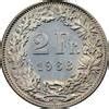 Francs Helvetia Standing Copper Nickel Switzerland Date