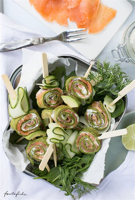 Picknickzeit Rezept F R Lachs Spinat R Llchen Spie E Mit R Ucherlachs