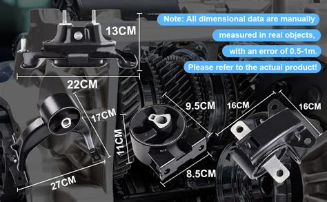 Amazon DOFOCH Engine Motor Transmission Mount Set Fits 2008 2010