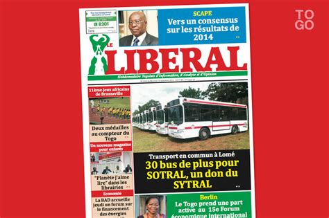 Nouveaux Bus Pour La Sotral R Publique Togolaise