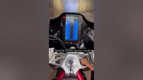 Tvs Apache Rr 310 Bs6 2022 Sport Mode Speedometer Display Youtube