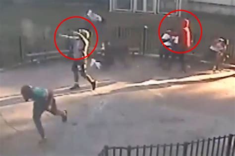 2 Gunmen Open Fire Killing Man In Nyc Courtyard Video