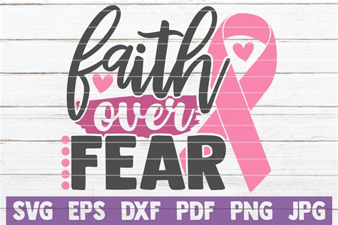 Faith Over Fear SVG Cut File By MintyMarshmallows TheHungryJPEG