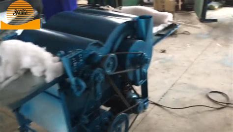 Cotton Bale Fiber Fabric Opener Machine Textile Waste Fiber Opening