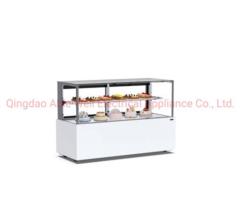 Center Open Beverage Refrigerater Drinks Display Showcase Cabinet