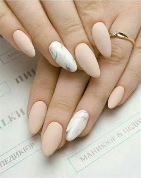 15 Awesome Almond Nails Ideas Worth You Trying 14 Beige Nails