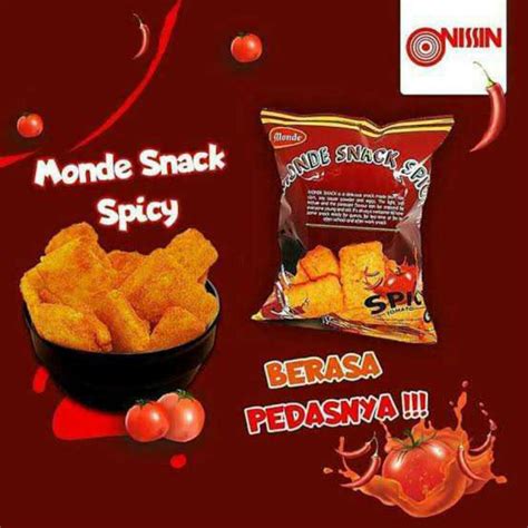 Jual Monde Serena Monde Snack Spicy Makanan Ringan Pedas 50 Gr Shopee