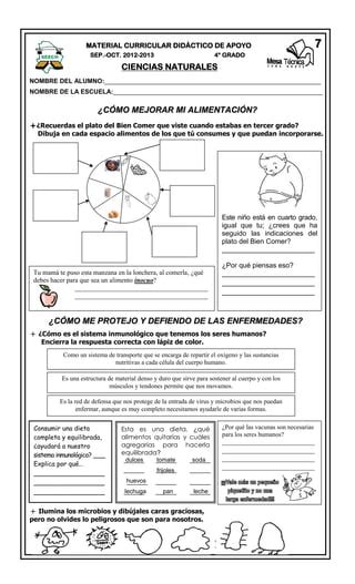 Material Curricular Bloque1 4c2b0 Grado 2012 2013 Seech PDF