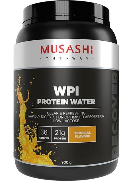 Musashi WPI Protein Water Sporty S Health