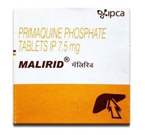 Malirid Primaquine Phosphate Tablet Ip Mg X Tablets Strips Pack