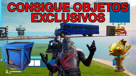 CÓMO CONSEGUIR OBJETOS EXCLUSIVOS EN MODO CREATIVO DE FORTNITE NUEVO