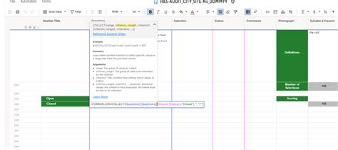 Display Cell Contents In Another Cell Based On Dropdown Selection In A