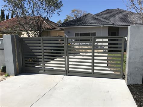 Perth Aluminium Slat Gates And Fencing Auswest Fencing