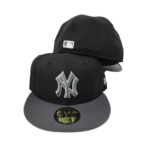 NEW YORK YANKEES BLACK / DARK GRAY NEW ERA 59FIFTY... – Sports World 165