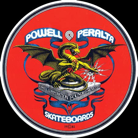 Powell Peralta Banner Dragon Sticker (Single) - Powell-Peralta®