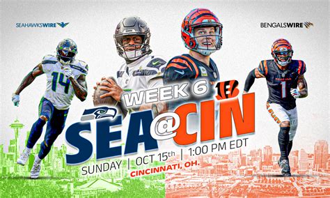 Seahawks vs. Bengals: TV map, game day information for Week 6 matchup