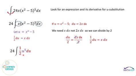 Integration By U Substitution Example 2 Youtube