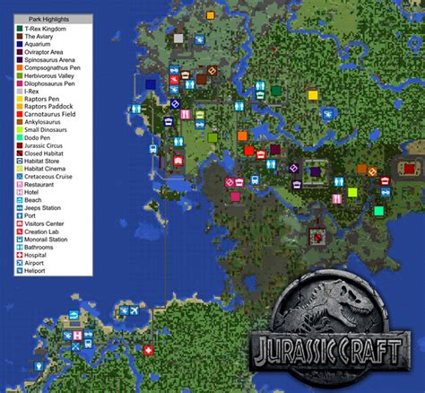 Jurassic Craft World Creation Addon Minecraft Pe Maps