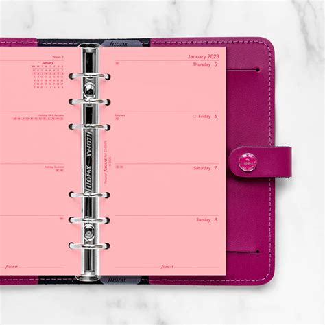 Filofax 2024 Or 2025 Personal Size Diary Insert Refills Full Range EBay