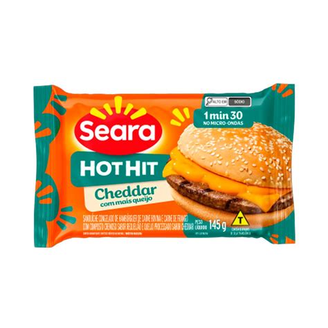 Hot Hit Seara Cheddar G Supermercados Pague Menos