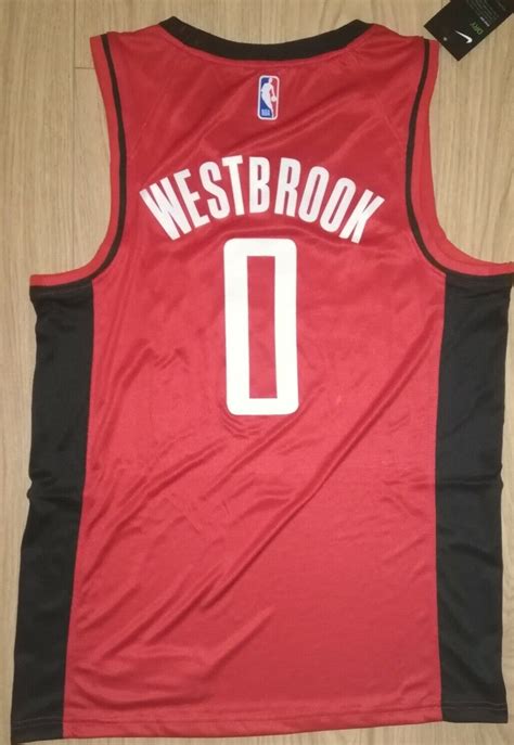 NBA Houston Rockets Russel Westbrook Large Jersey EBay