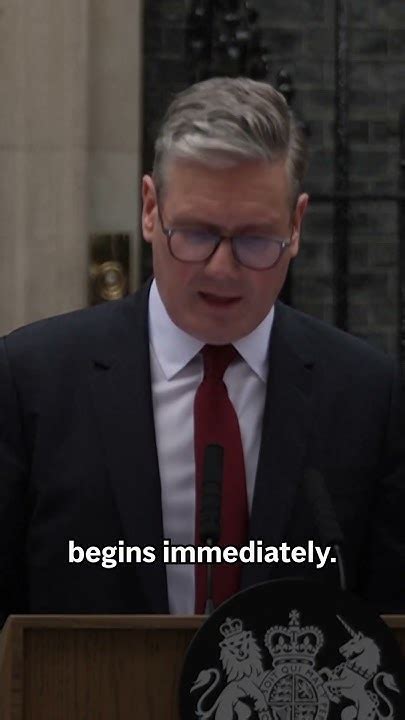 Watch Keir Starmer S First Speech As Uk Prime Minister Youtube