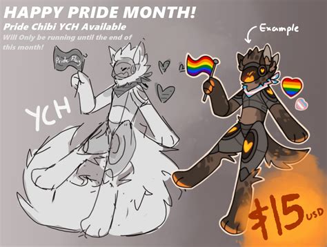 🏳‍🌈happy Pride Month My Pride Chibi Ychs Are Available For A Limited Time Dm Me If You Re