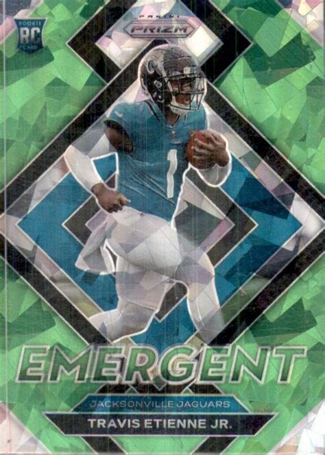 Travis Etienne Jr Prizm Emergent Green E Price Guide