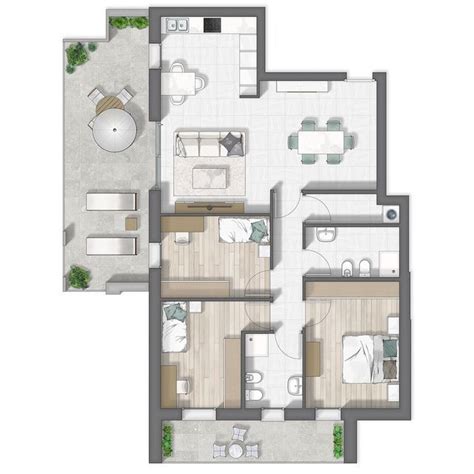 Alberto Talens On Instagram Floor Plan 2D Rendering In Padova