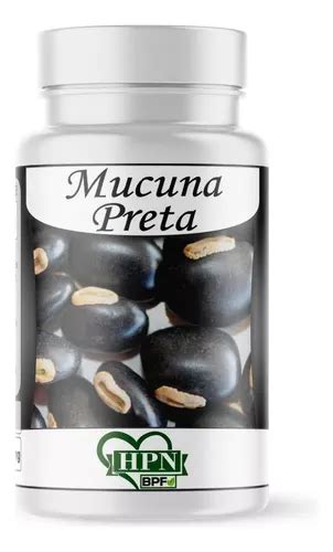 Mucuna Preta Mucuna Pruriens Pura 60 Cápsulas De 500mg