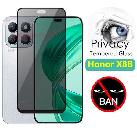 Pcs D Anti Spy Tempered Glass For Honor X B X B G Privacy