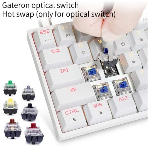 Epomaker Skyloong Sk Gk Keys Hot Swappable Mechanical Keyboard With Rgb Backlit Abs