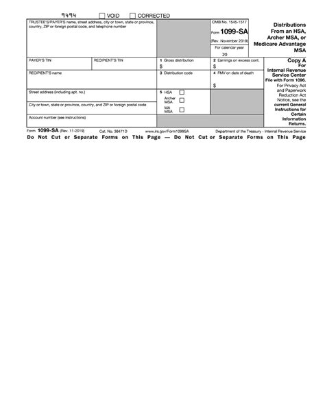 1099-sa 2019-2024 - Fill online, Printable, Fillable Blank