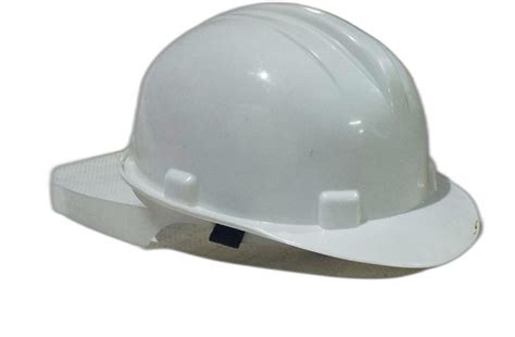 PVC White Industrial Safety Helmet Size Medium At Rs 50 Piece In Chennai