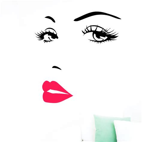 Buy High Quality Marilyn Monroe Face Eyes Sexy Lip Art