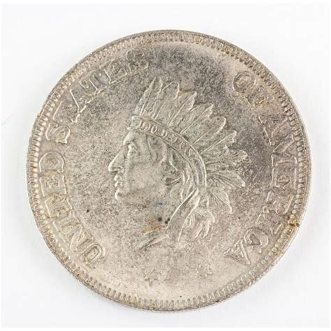 Usa 1851 1 Dollar Indian Head Fantasy Currency