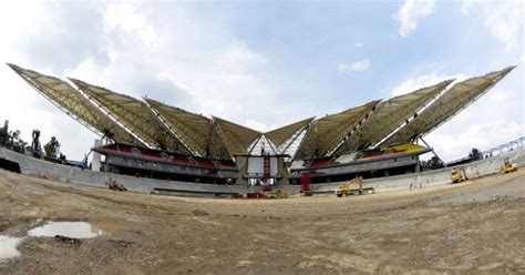 Así esta quedando el nuevo estadio de Diablos