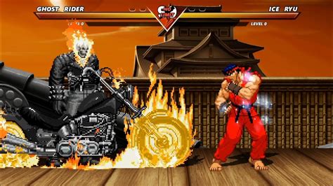 GHOST RIDER Vs ICE RYU High Level Awesome Fight YouTube