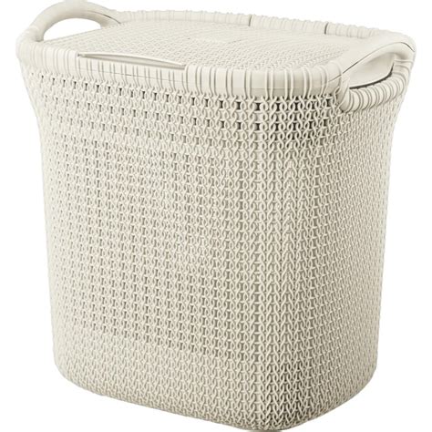 Cesto Ratán para Ropa 44x44x34 cm 40 l Blanco Sodimac Chile