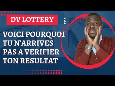 VOICI POURQUOI TU N ARRIVES PAS A VERIFIER TON RESULTAT DE LA DV