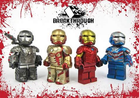 Breakthrough Army Iron Man Custom Minifigures Custom LEGO Minifigures