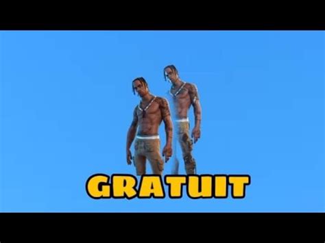 Comment Avoir Le Skin Travis Scott Gratuitement Sur Fortnite Battle