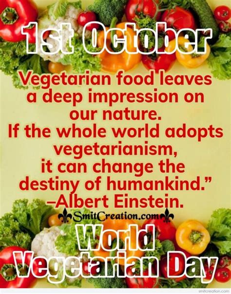 World Vegetarian Day Quotes Messages Wishes Images SmitCreation